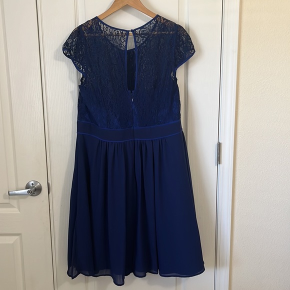 City Chic romantic rosa dress - Picture 7 of 8